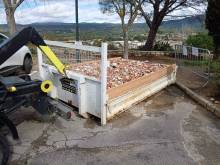 Notre zone d'activité pour ce service Location de benne avec goulottes pour gravats pour les chantiers en hauteur avec mise en place rapide