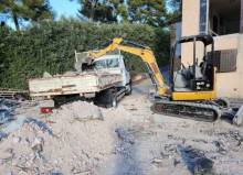 Notre zone d'activité pour ce service Location de benne avec goulottes pour gravats pour les chantiers en hauteur avec mise en place rapide